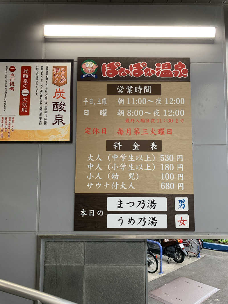 おまきさんのぽかぽか温泉 新守山乃湯のサ活写真