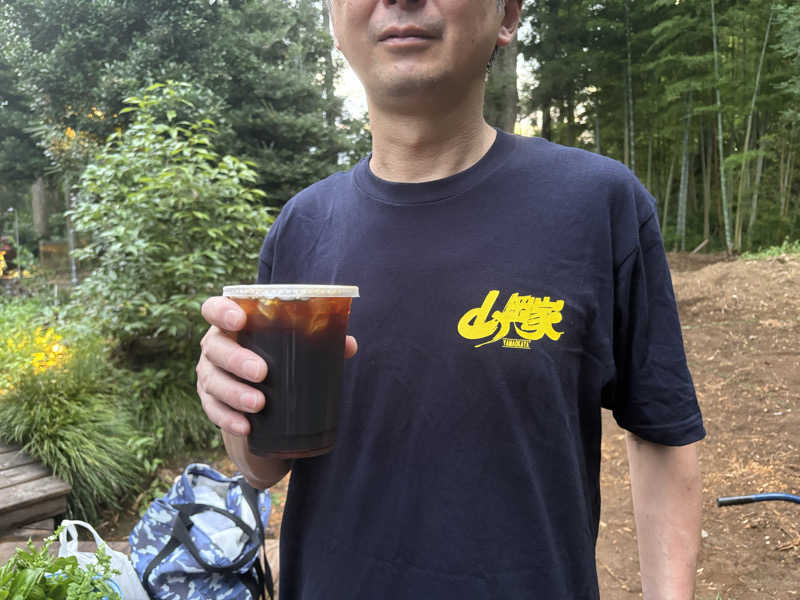 自家製梅ソーダとアイスコーヒー
