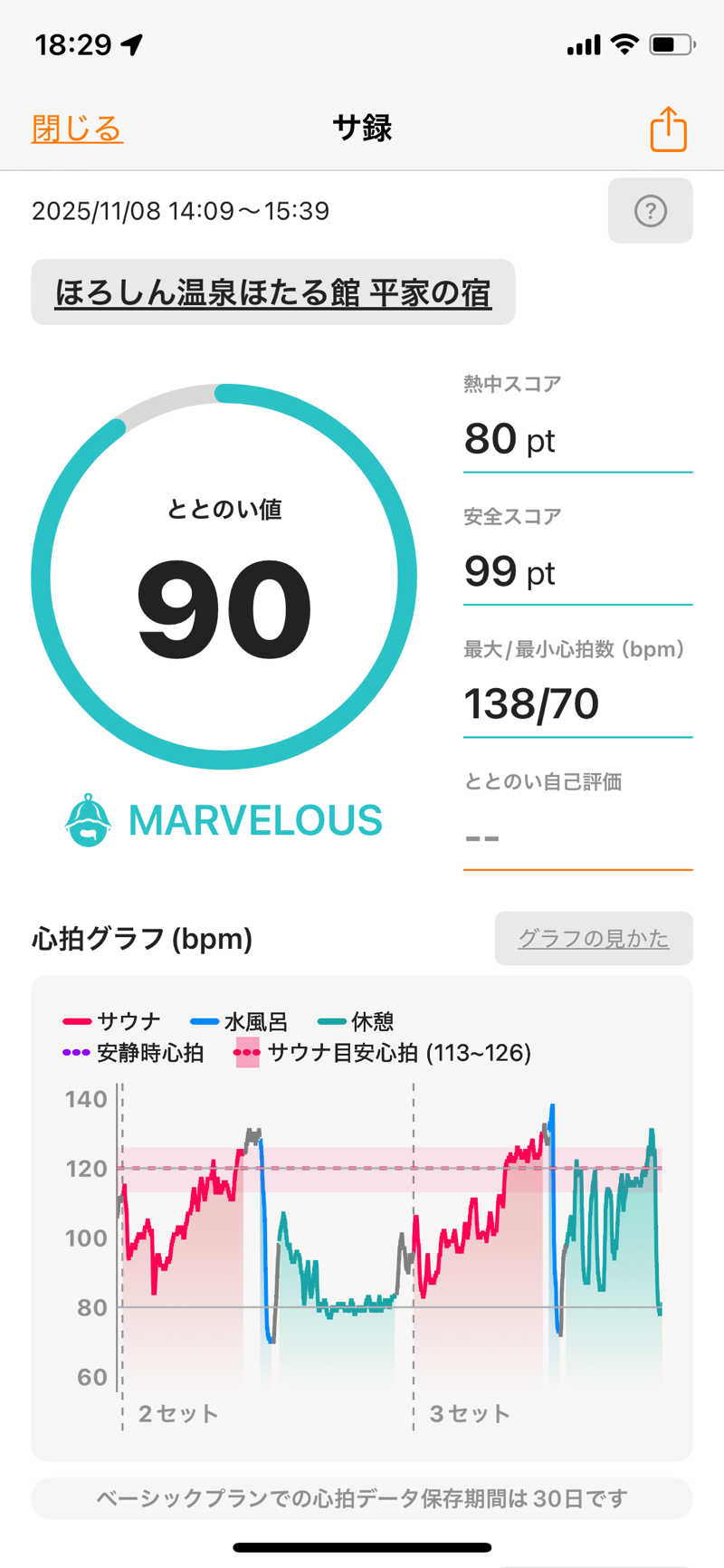 ペルソナさんのほろしん温泉ほたる館のサ活写真