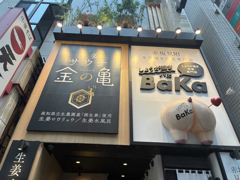 ベーコンさんの生姜サウナ 金の亀のサ活写真