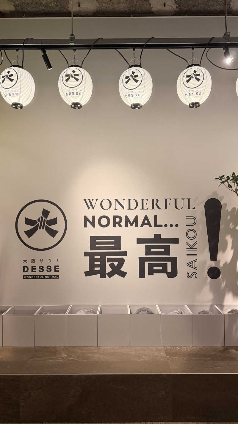TONさんの大阪サウナDESSEのサ活写真