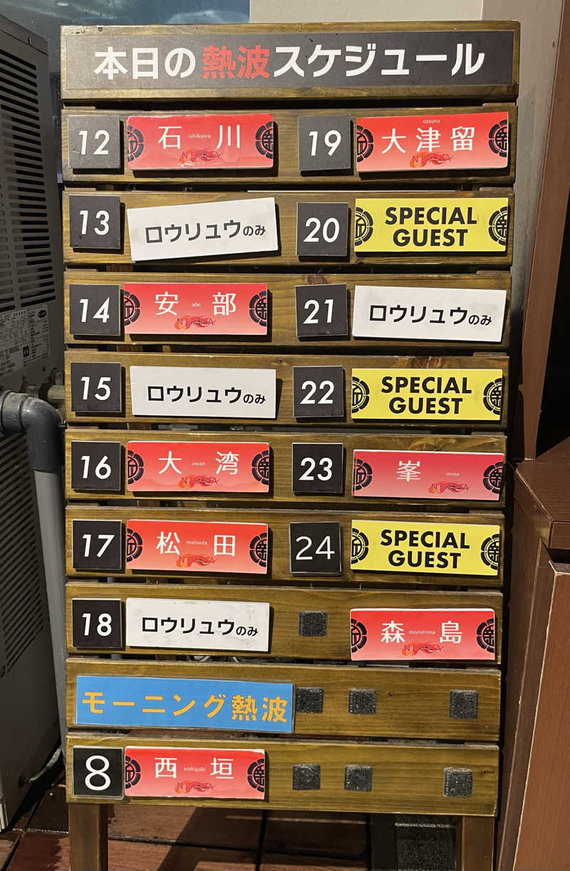 あはごんさんの新岐阜サウナのサ活写真