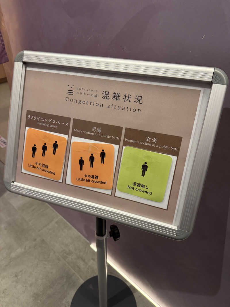ららさんのSPA&SAUNA コリドーの湯のサ活写真