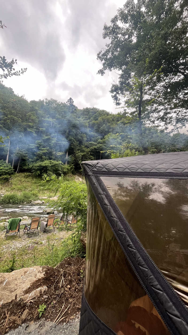 るなさんの道志川サウナのサ活写真