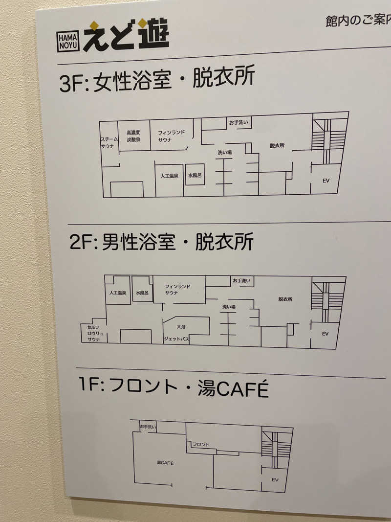 サウニャーさんのHAMANOYUえど遊のサ活写真
