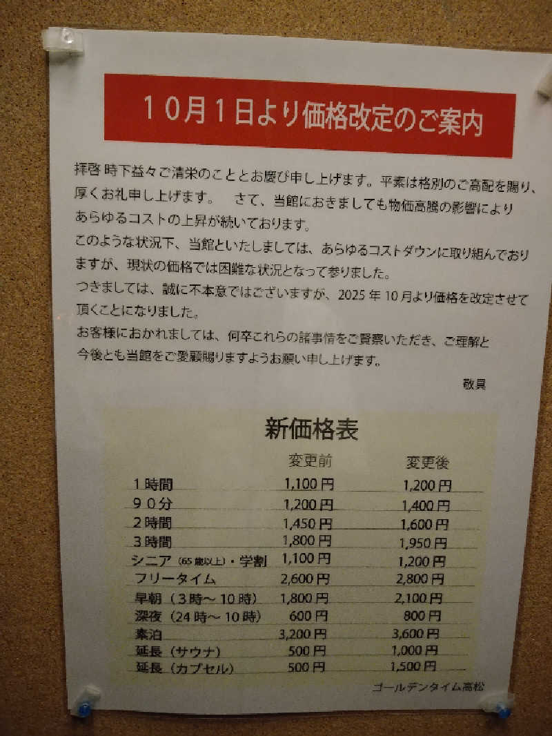Gunsyuさんのゴールデンタイム高松のサ活写真