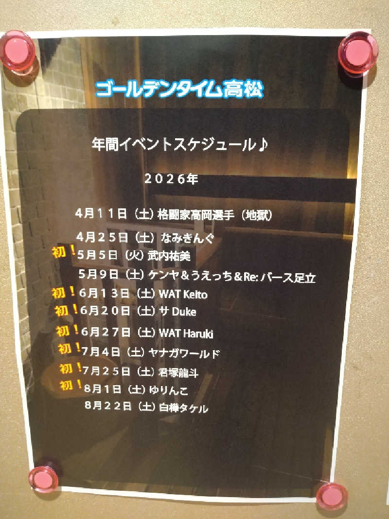 Gunsyuさんのゴールデンタイム高松のサ活写真