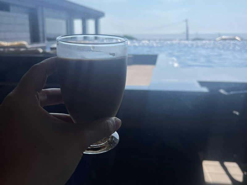 ウェルカムドリンクのアイスコーヒー