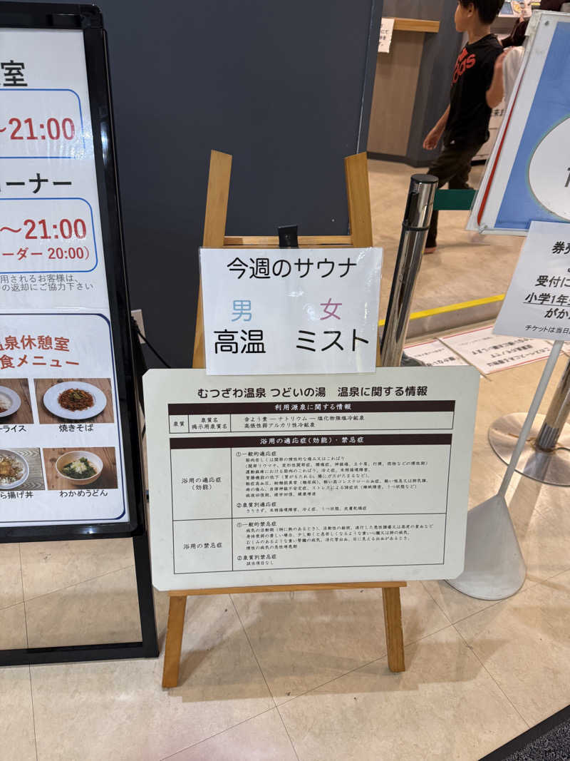 ボンボーさんのむつざわ温泉つどいの湯のサ活写真