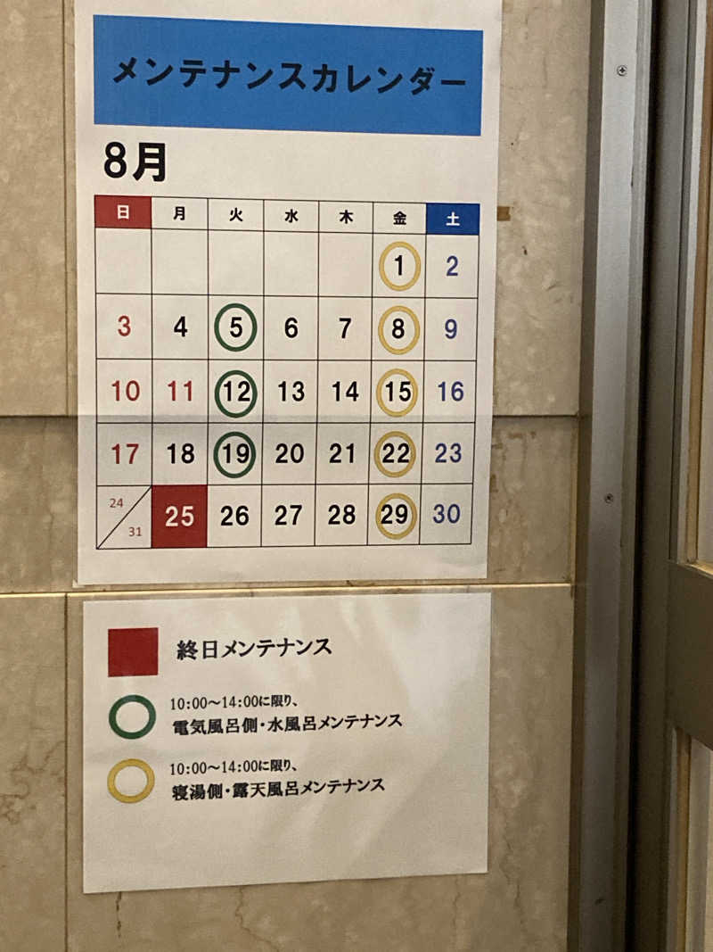 左手にCASIO君さんのスパぱうぱうのサ活写真