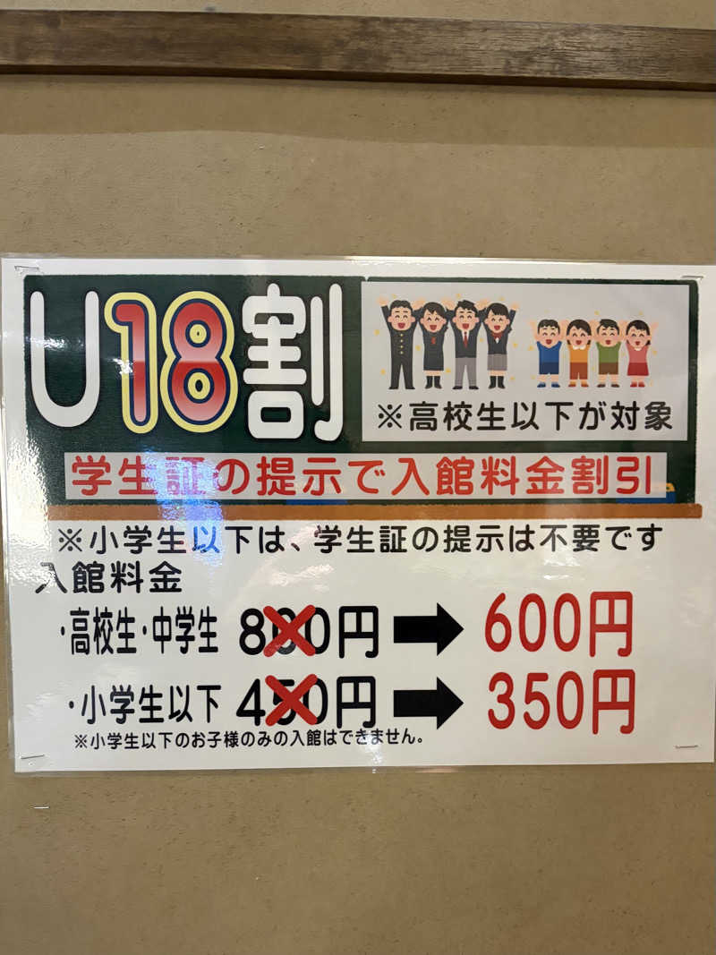 GABさんの極楽湯 宮崎店のサ活写真