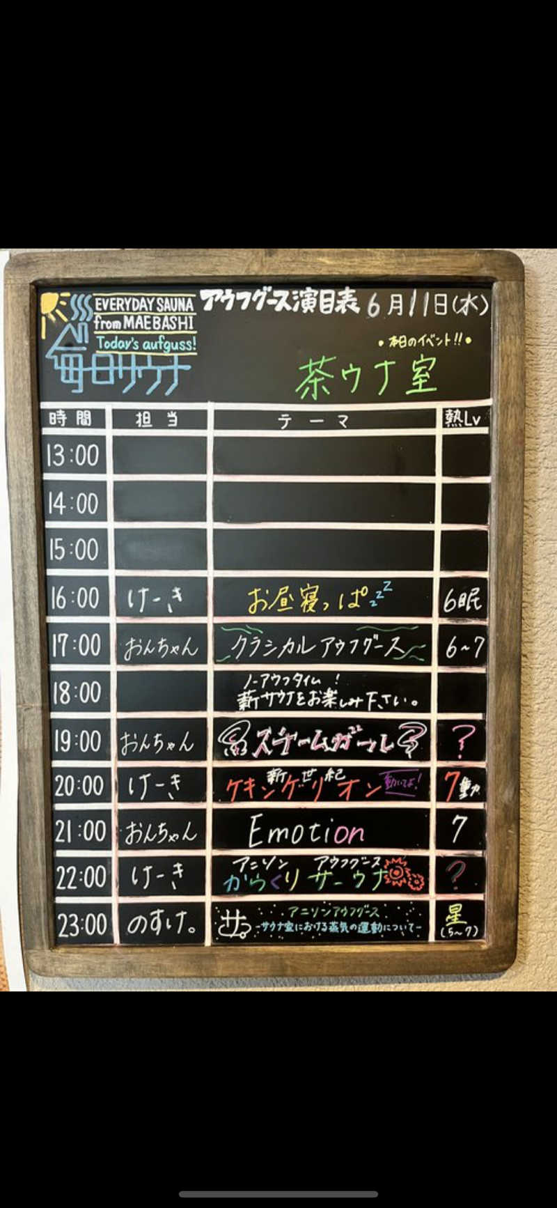 Takayasuさんの毎日サウナ 前橋本店のサ活写真