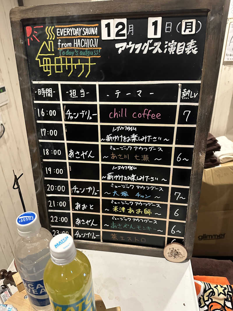 masaさんの毎日サウナ 八王子店のサ活写真