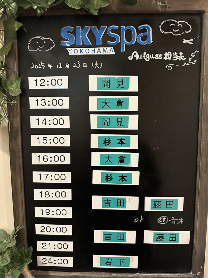 masaさんのスカイスパYOKOHAMAのサ活写真