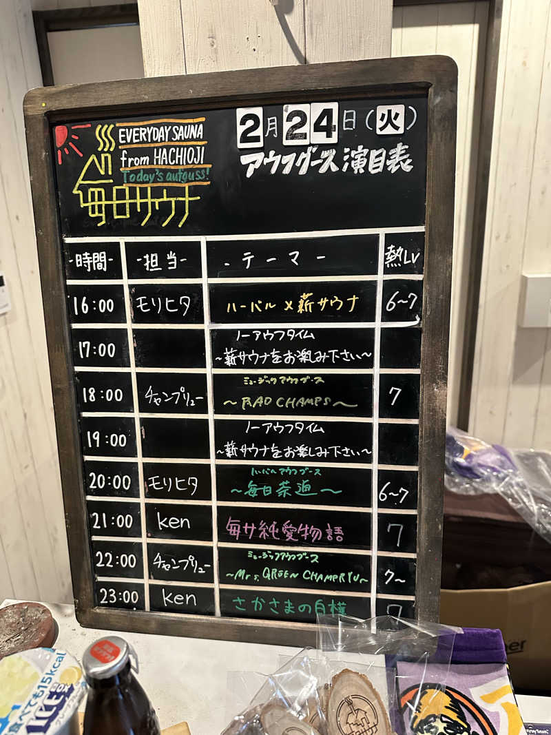 masaさんの毎日サウナ 八王子店のサ活写真