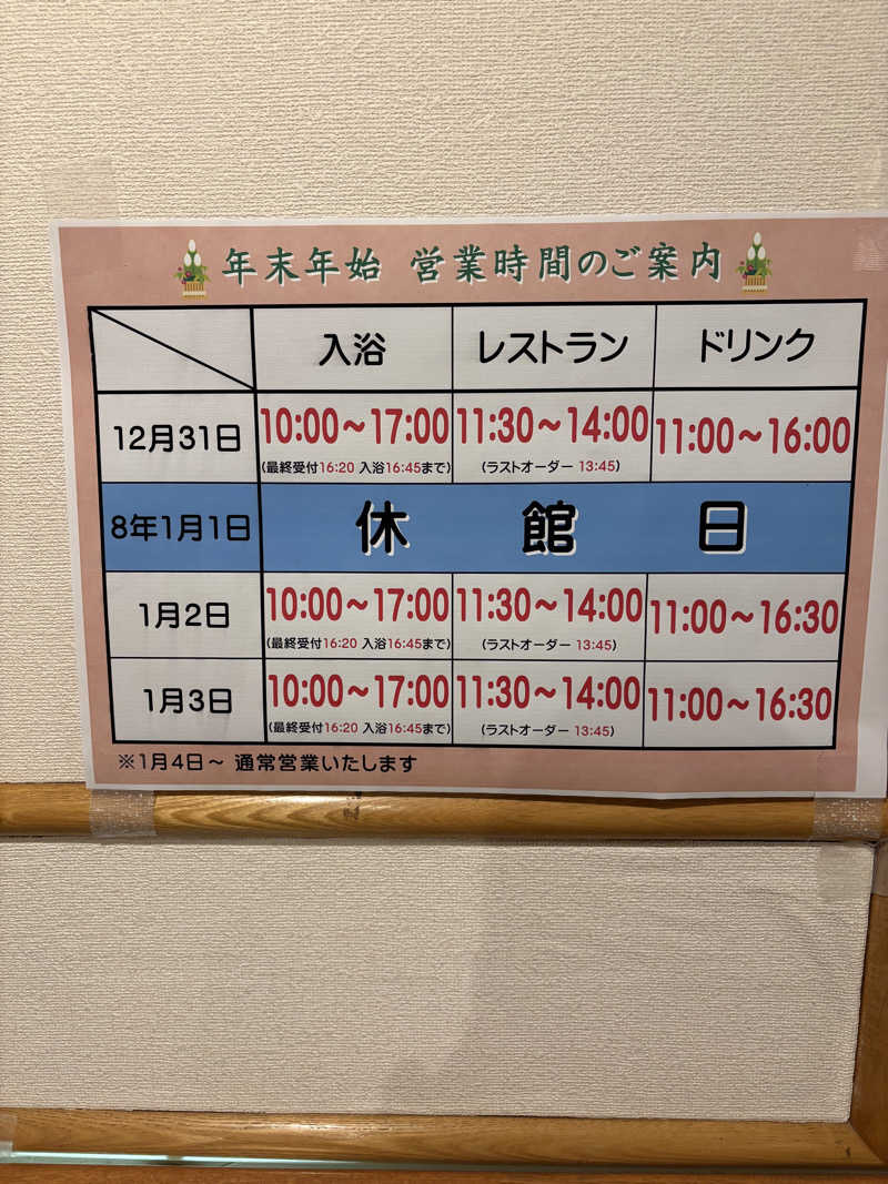 きりんちゃんさんの峠の湯びほろのサ活写真