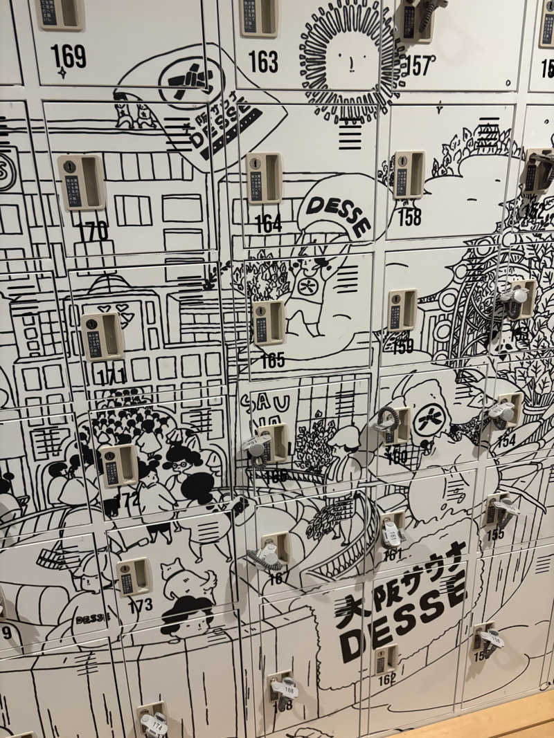 のんさんの大阪サウナDESSEのサ活写真