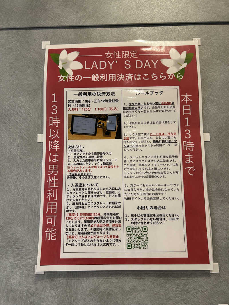 茶茶さんのオールドルーキーサウナ銀座中央通り店のサ活写真