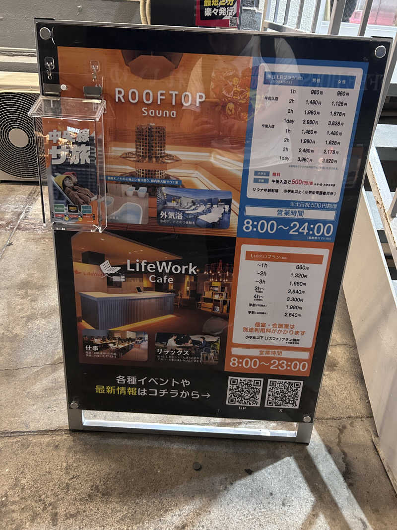 コウヘイさんのROOFTOP(ルーフトップ)のサ活写真