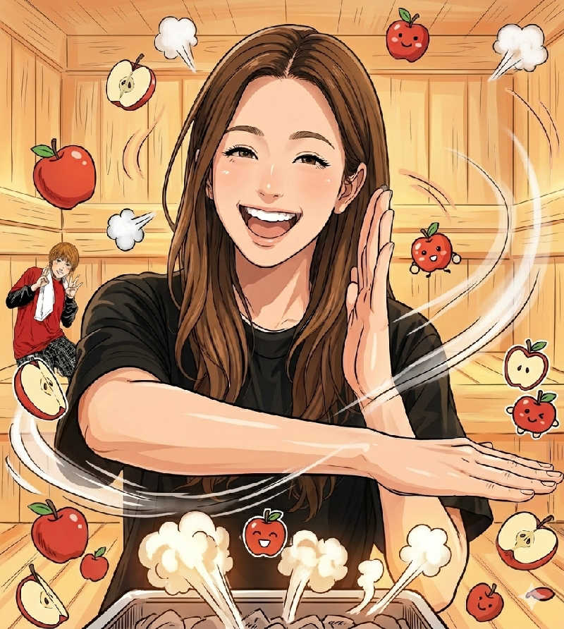 とまと農家🍅あけみさんの林檎の湯屋 おぶ～のサ活写真
