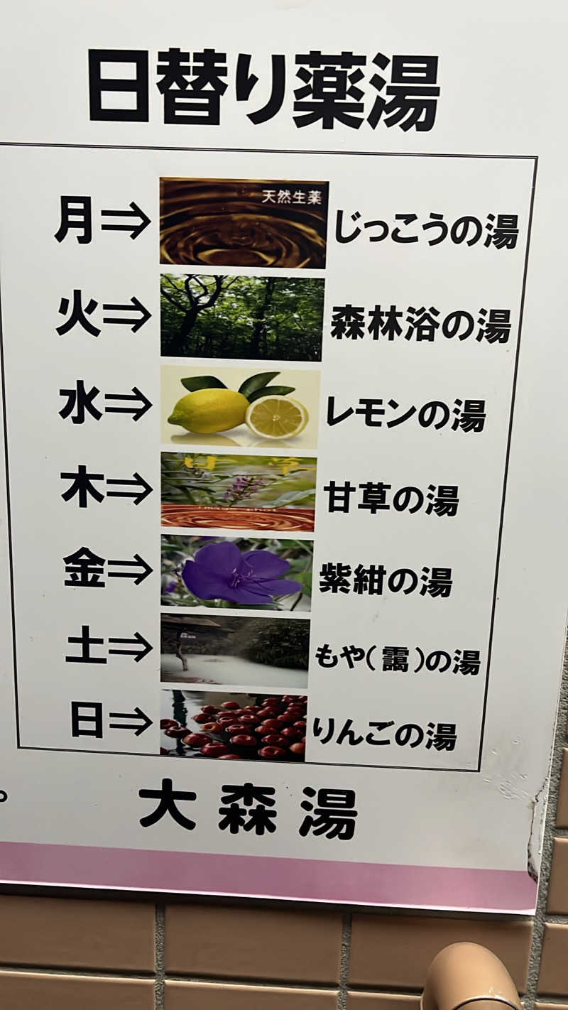 よしおさんの大森湯のサ活写真