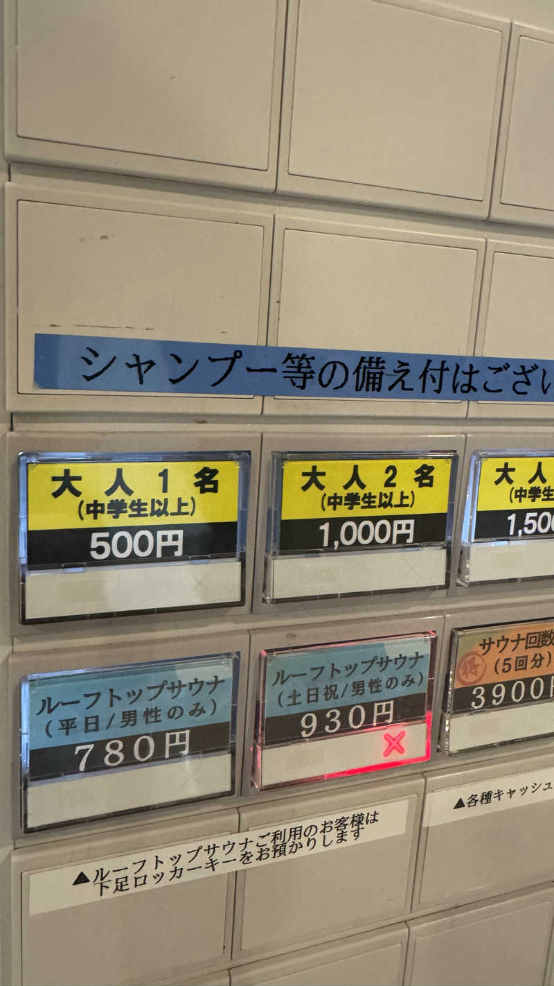 サウナ人さんの天然温泉 大喜湯昭和店のサ活写真