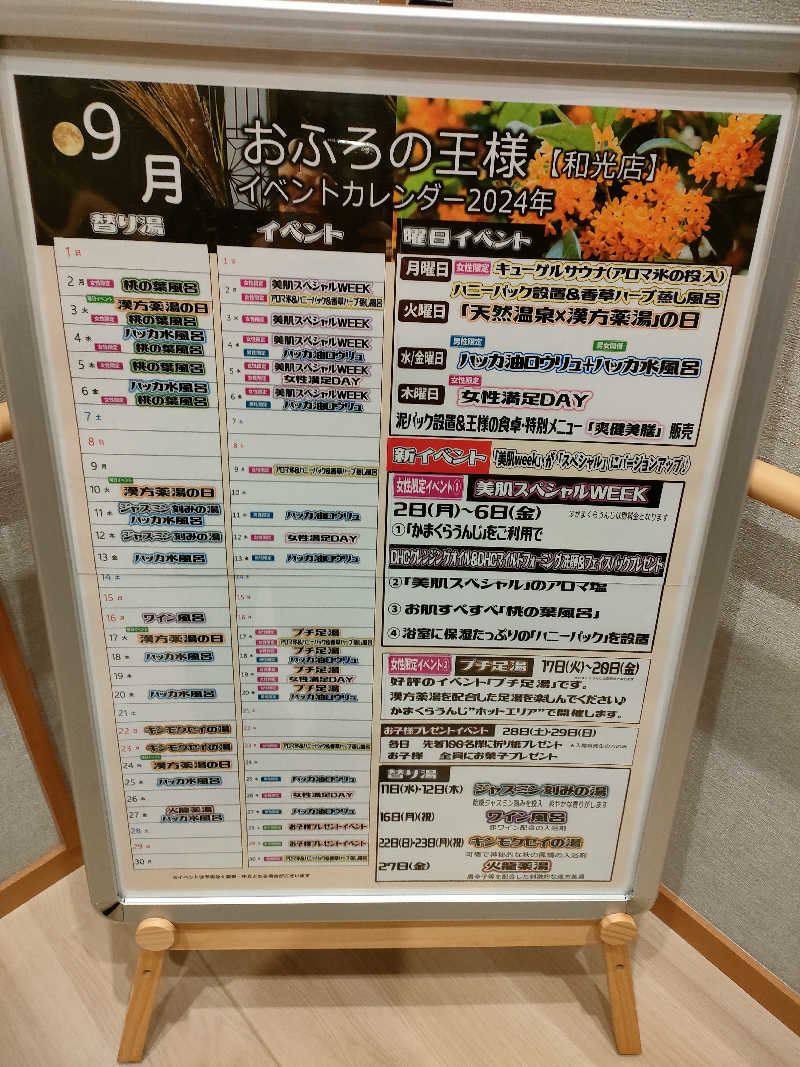 Chitorinさんのおふろの王様 和光店のサ活写真