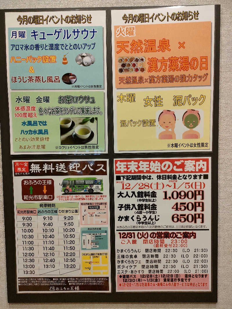 Chitorinさんのおふろの王様 和光店のサ活写真