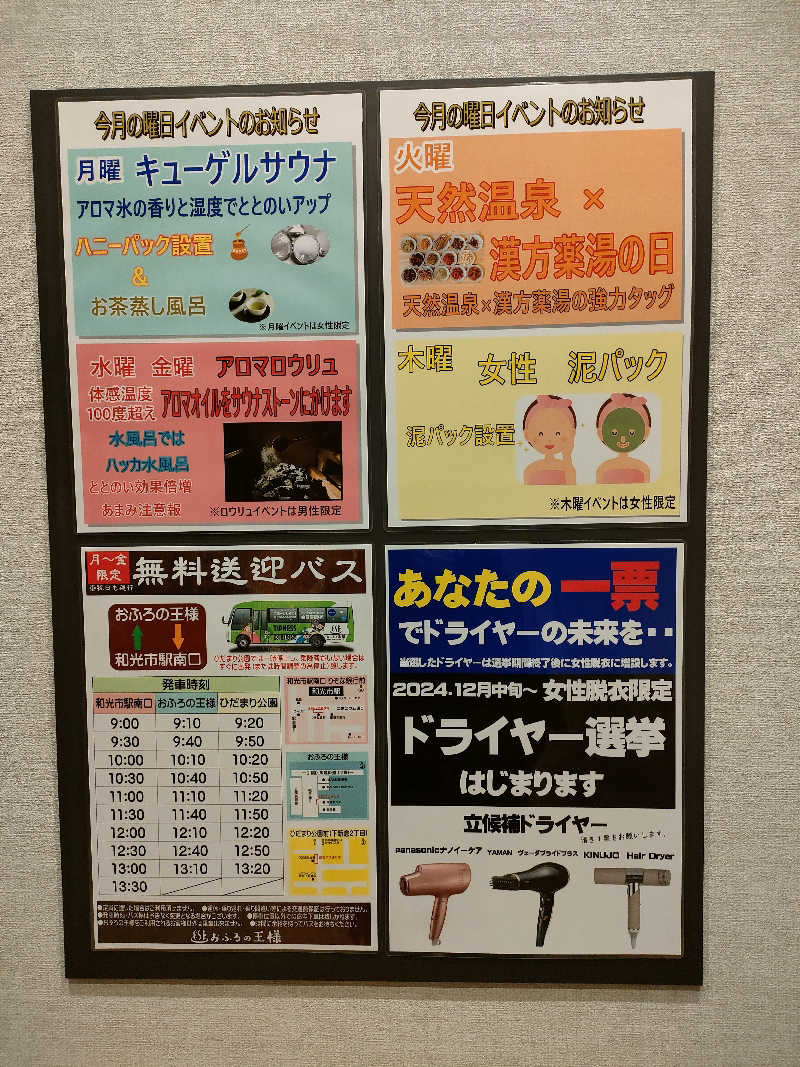 Chitorinさんのおふろの王様 和光店のサ活写真