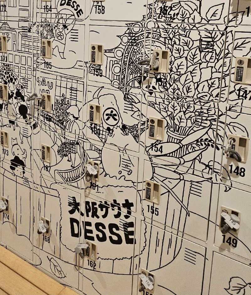 久世さんの大阪サウナDESSEのサ活写真