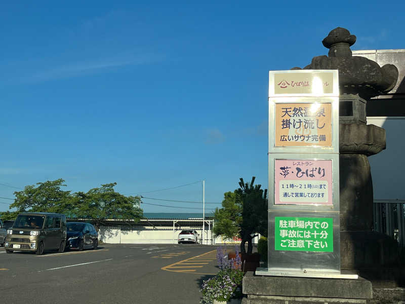 でれすけ石井さんのひばり温泉のサ活写真