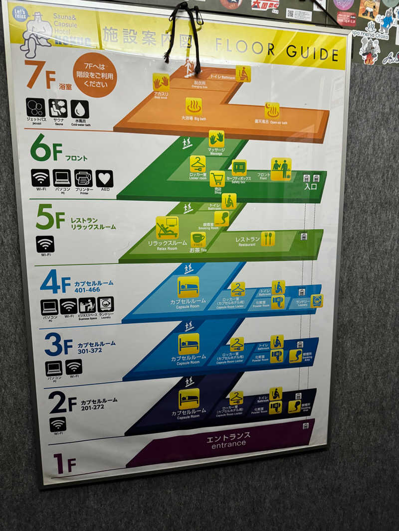 rさんのサウナ&カプセルホテル 北欧のサ活写真