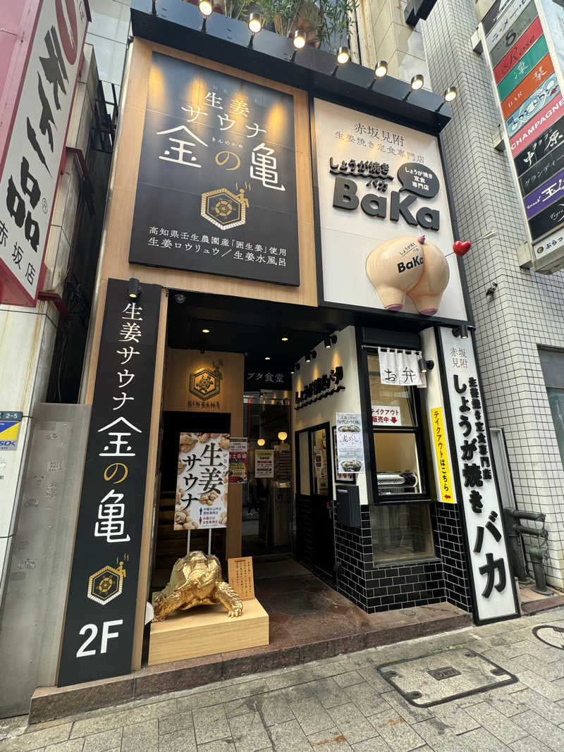 rさんの生姜サウナ「金の亀」のサ活写真