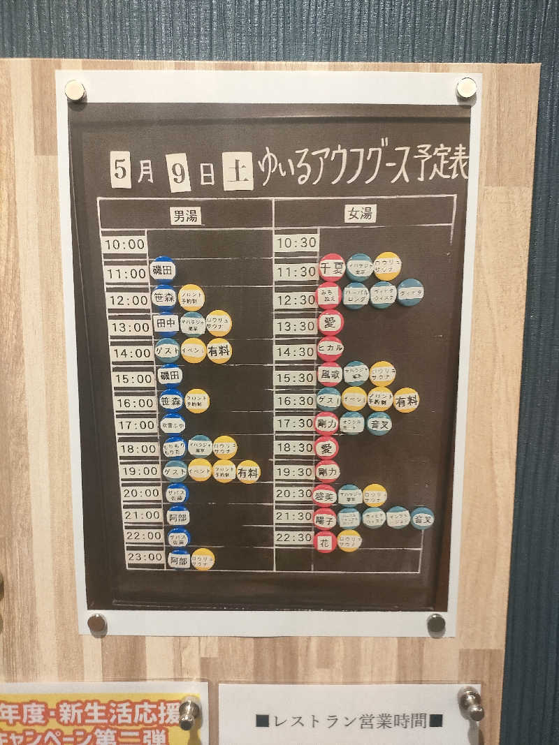 イサミさんの朝日湯源泉ゆいるのサ活写真