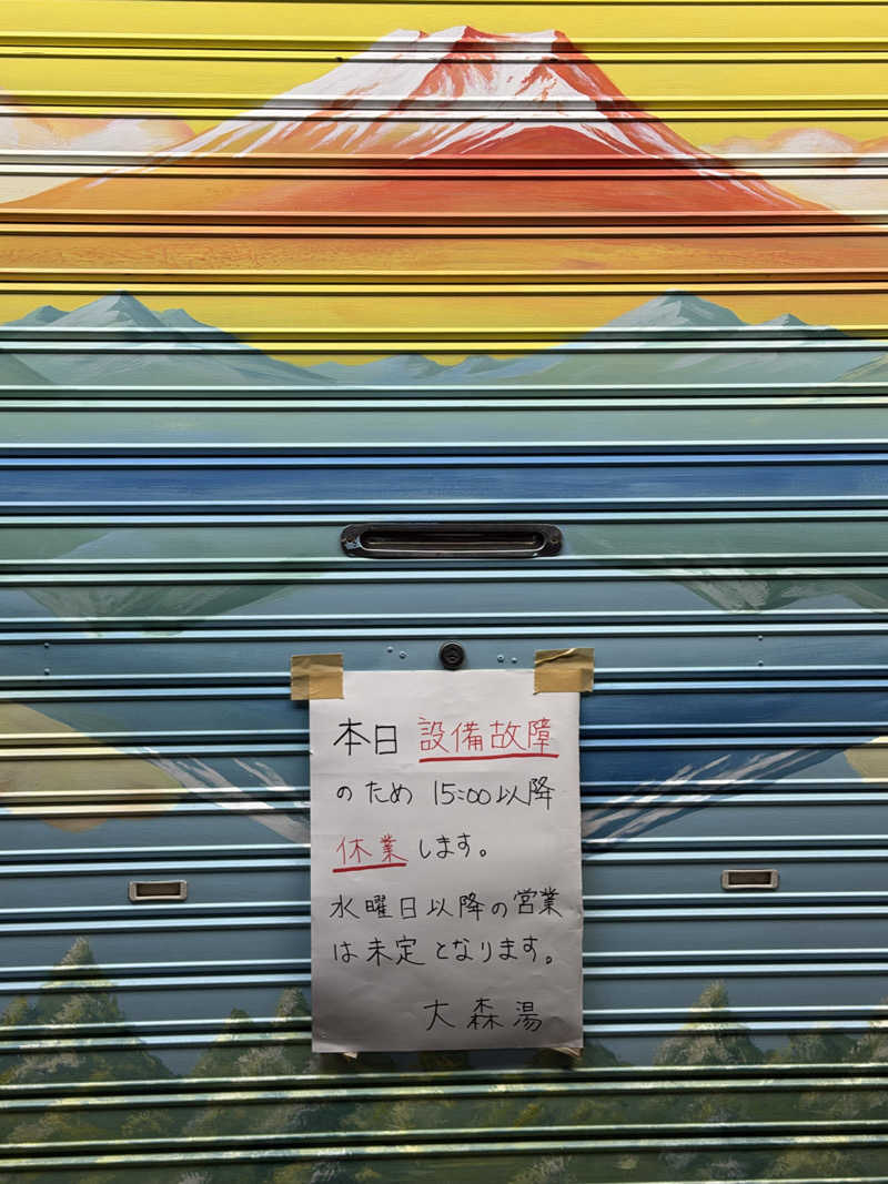 Seiさんさんの大森湯のサ活写真