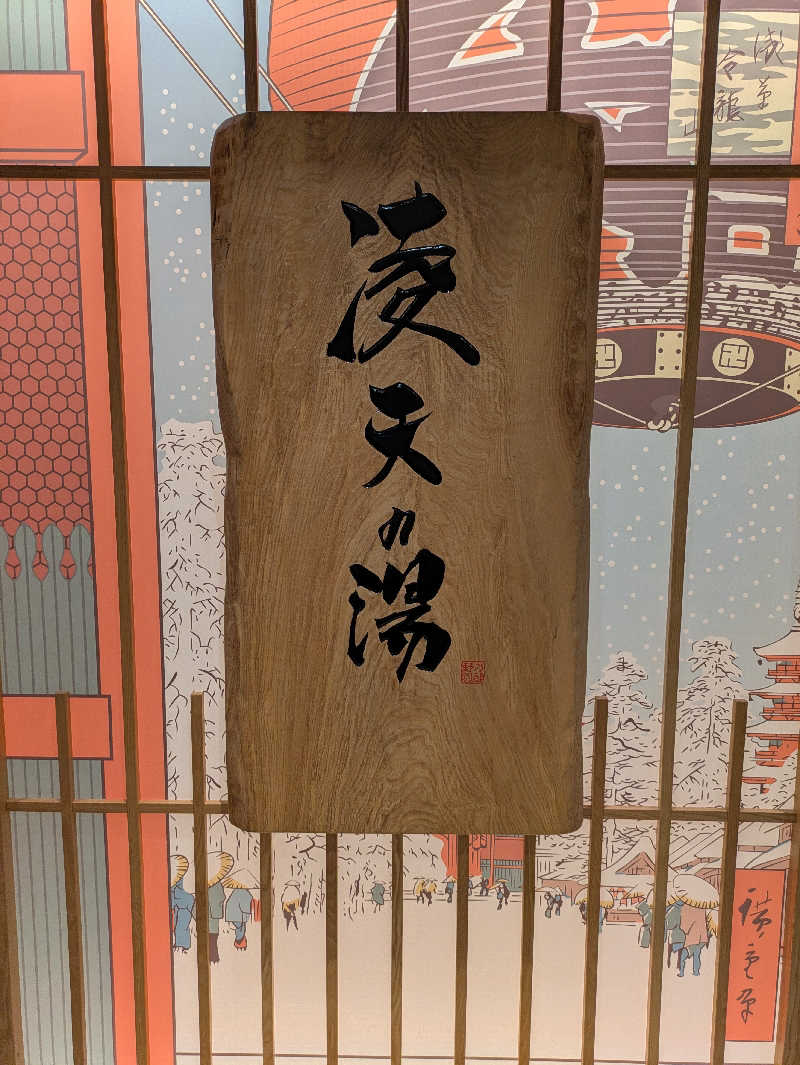 ヒロメネスさんの天然温泉 凌天の湯 御宿 野乃浅草別邸のサ活写真