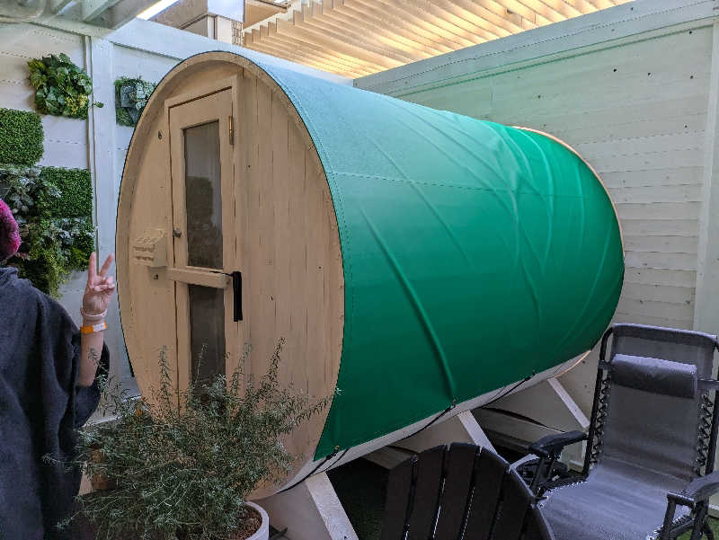 ヒロメネスさんのプライベート駅サウナ ととの場のサ活写真