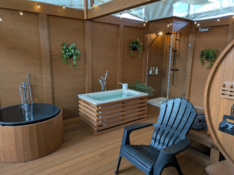 ヒロメネスさんのプライベート駅サウナ ととの場のサ活写真