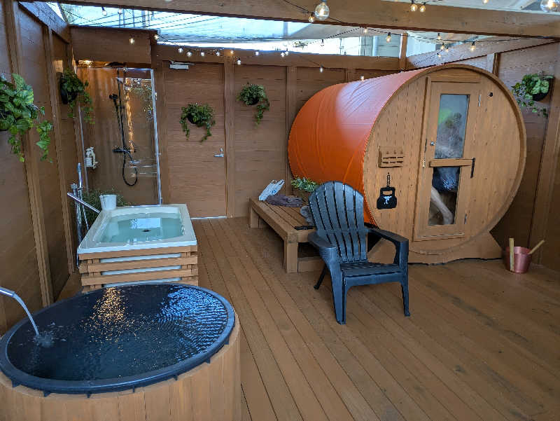 ヒロメネスさんのプライベート駅サウナ ととの場のサ活写真