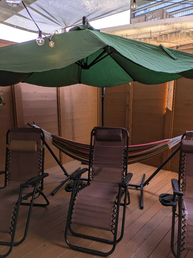 ヒロメネスさんのプライベート駅サウナ ととの場のサ活写真