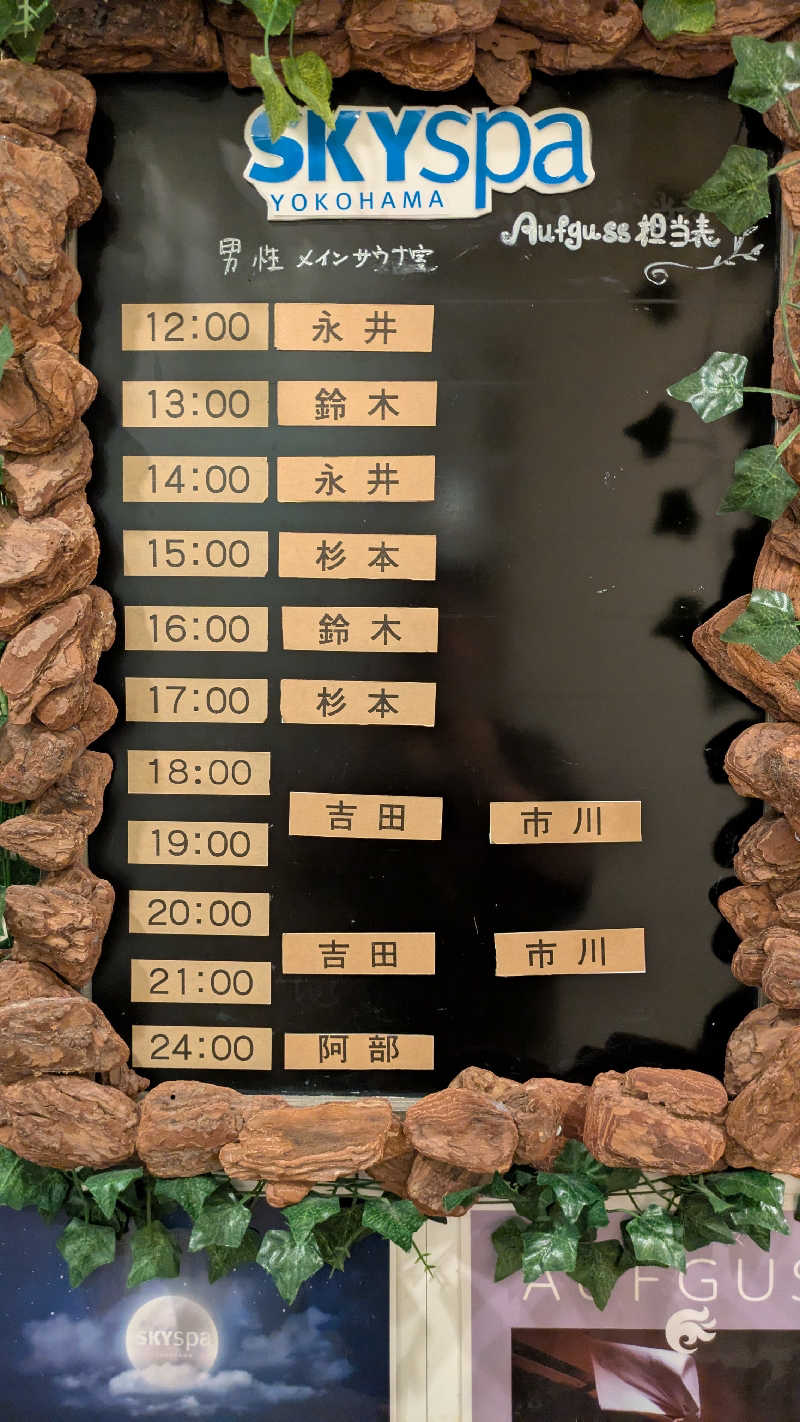 ヒロメネスさんのスカイスパYOKOHAMAのサ活写真