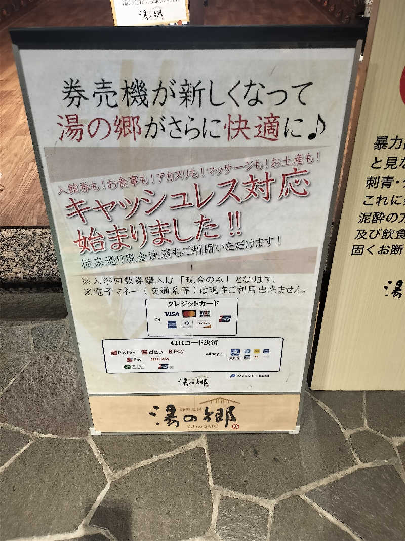 ＪＹはすう🐤さんの野天風呂 湯の郷のサ活写真