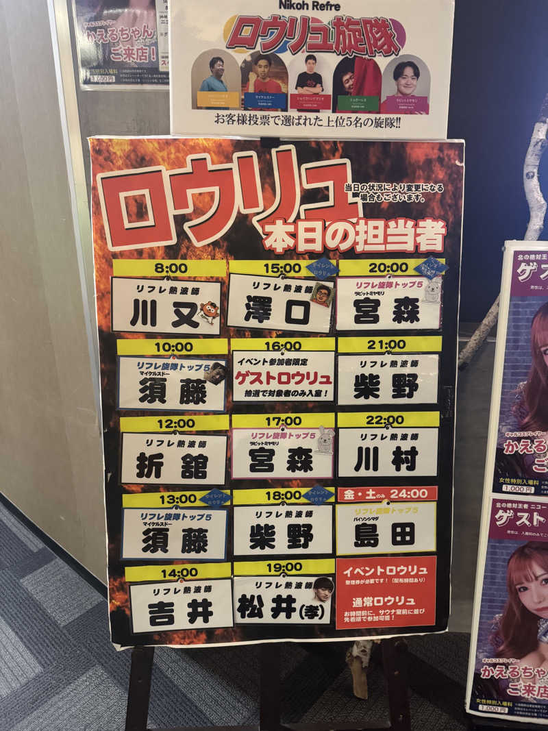 ウイリアムⅢさんのニコーリフレ SAPPOROのサ活写真