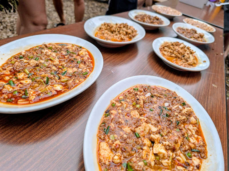 麻婆対決の飲めるマーボー豆腐たち