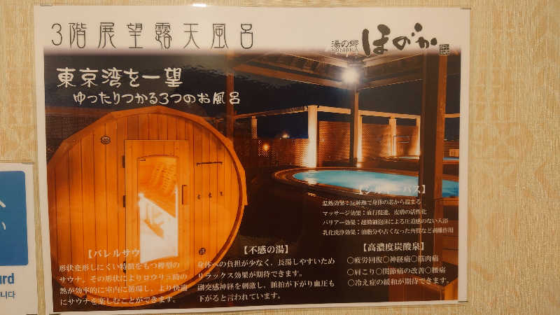 ヒロアキさんの湯の郷ほのか 蘇我店のサ活写真