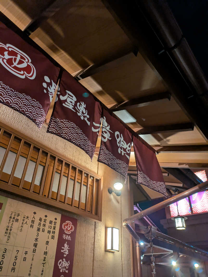 もももさんの湯屋敷孝楽のサ活写真