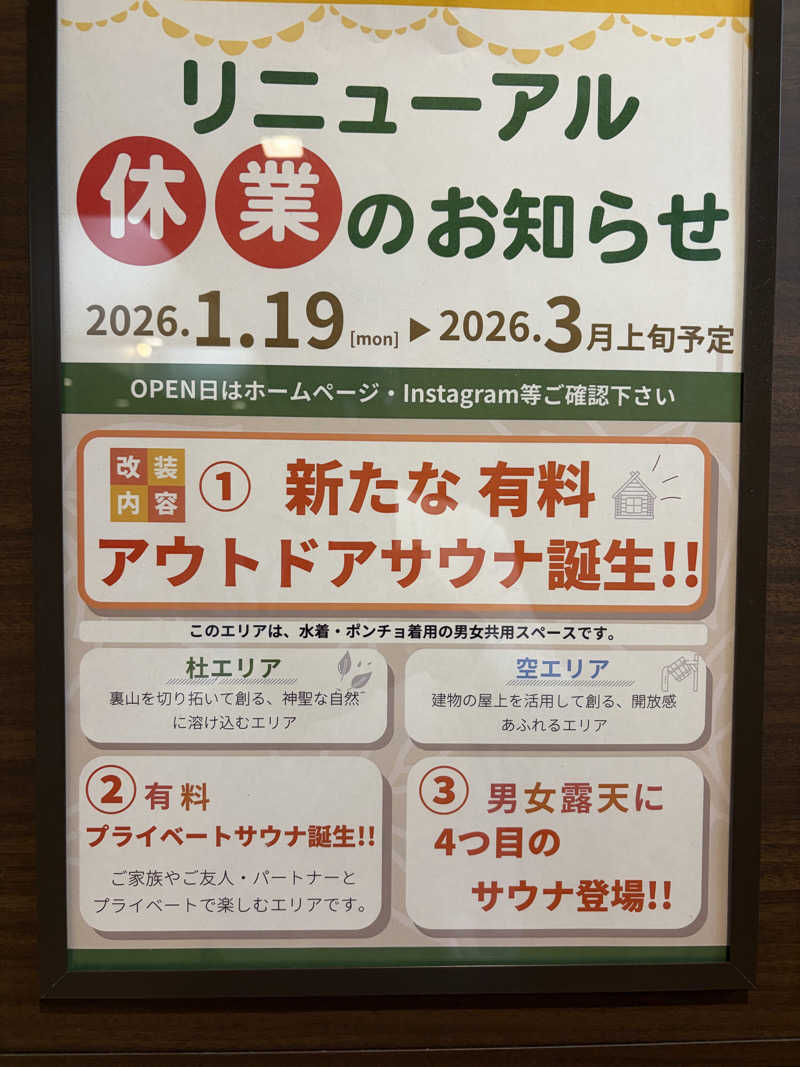 マコトさんの天光の湯のサ活写真