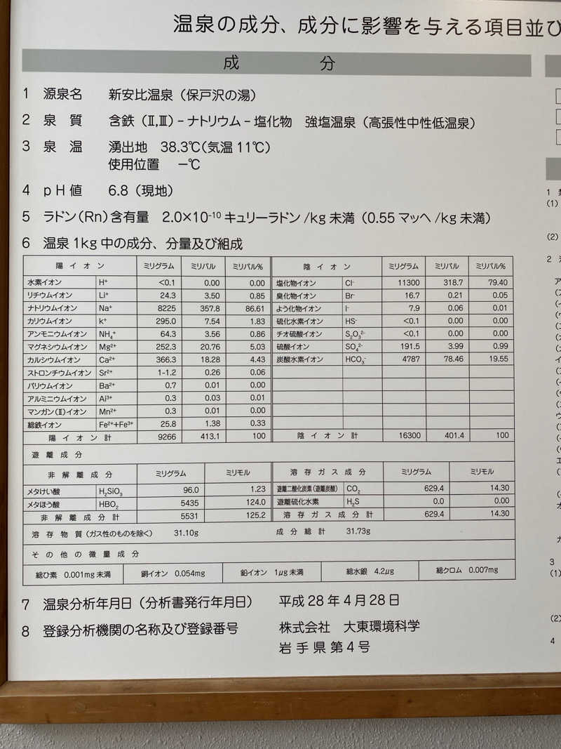 Ｓ本さんの新安比温泉 静流閣のサ活写真