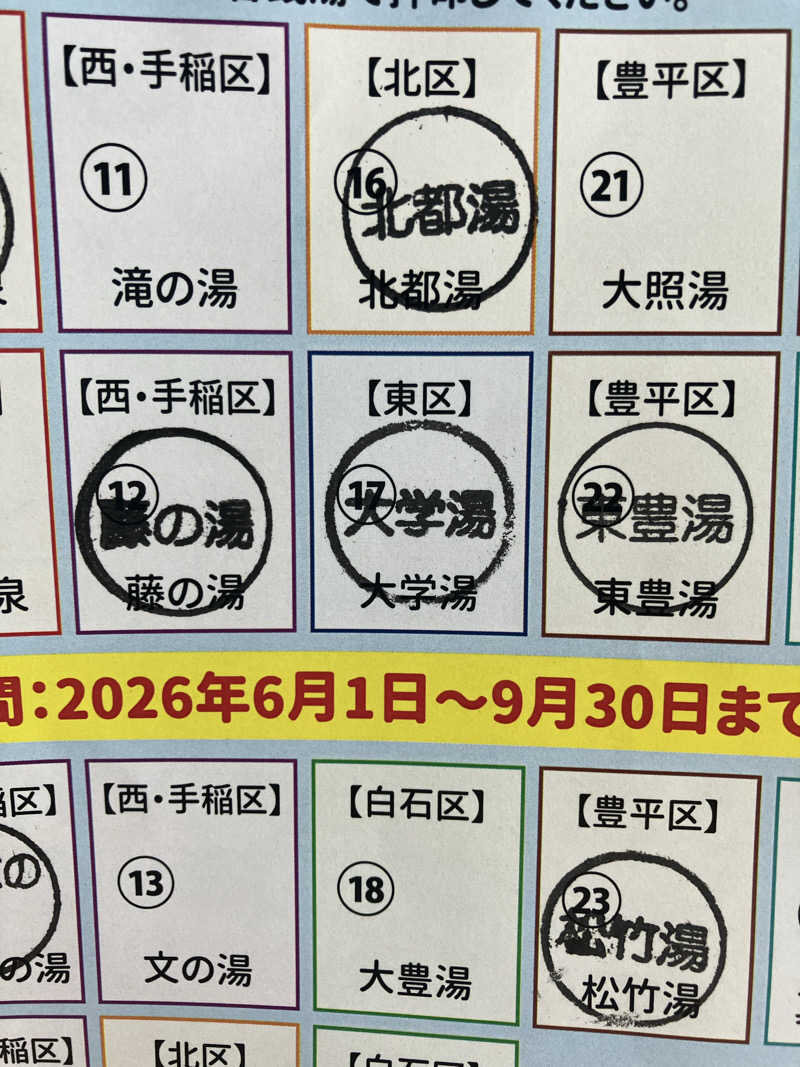 サウナーマンさんの北都湯のサ活写真