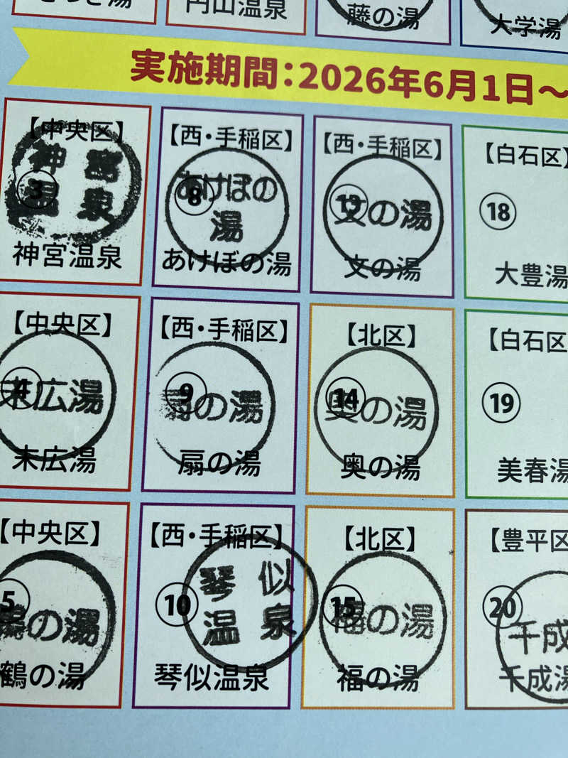 サウナーマンさんの琴似温泉のサ活写真